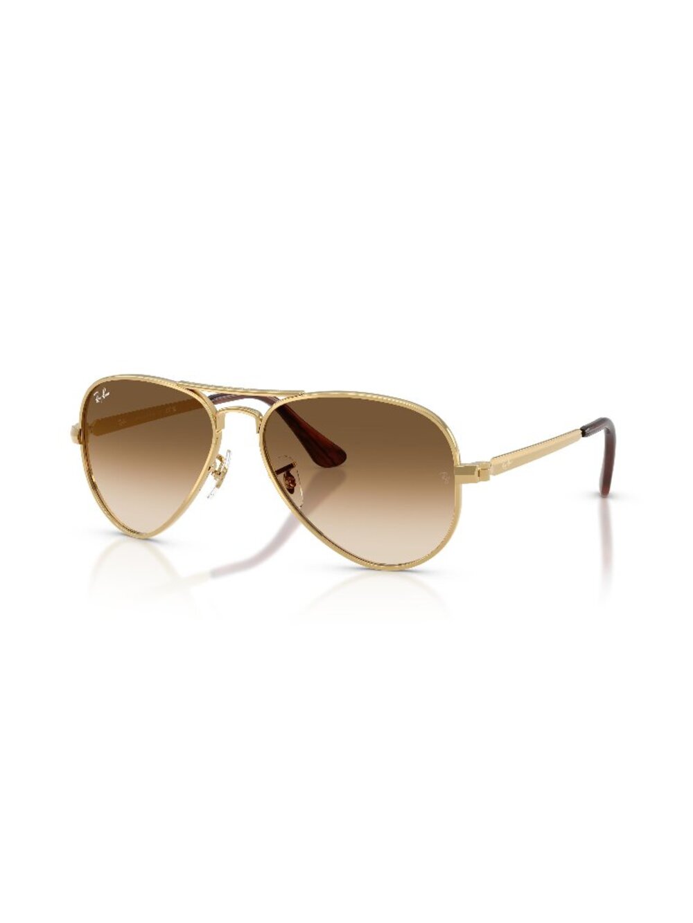 New Ray-Ban Unisex Sunglasses Gold Brown Lens Metal Frame Ray Ban RB3925 AVIATOR